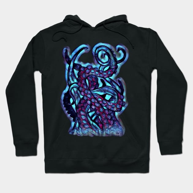 Tentacles Hoodie by Lees Tees